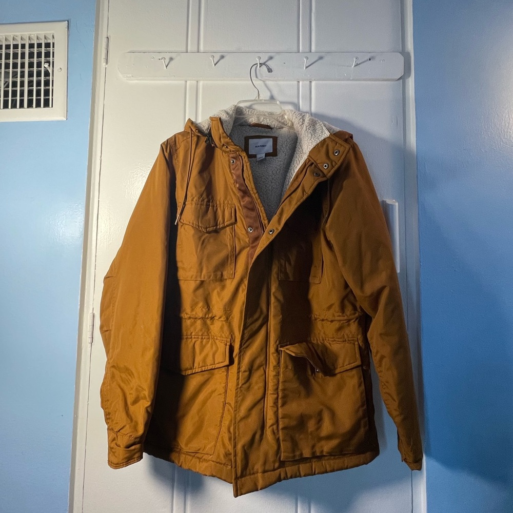 Brown old navy winter coat